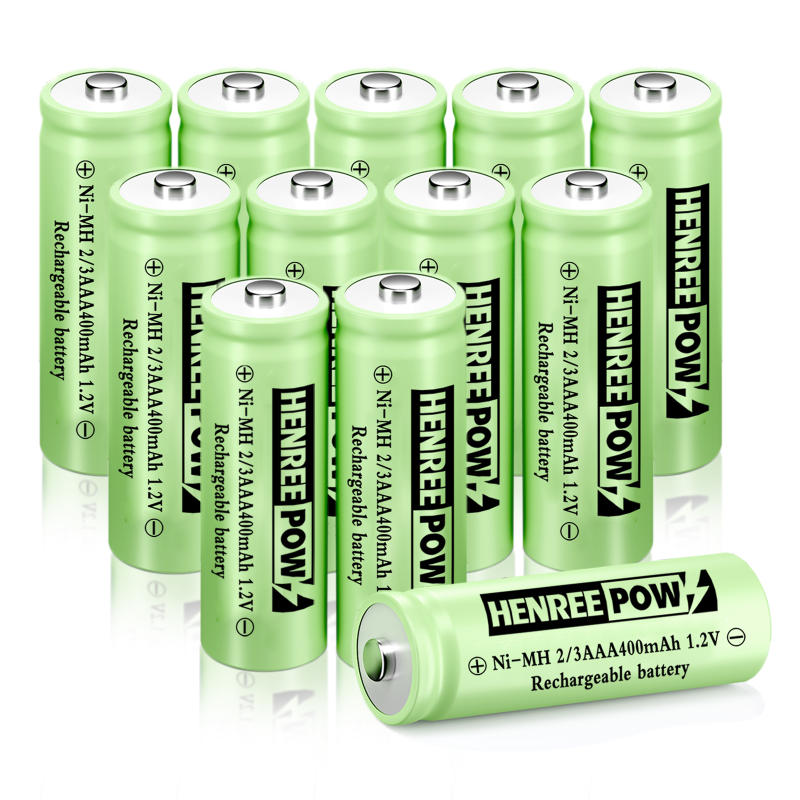 Henreepow 1.2V 600mAh aa ni-mh şarj edilebilir piller